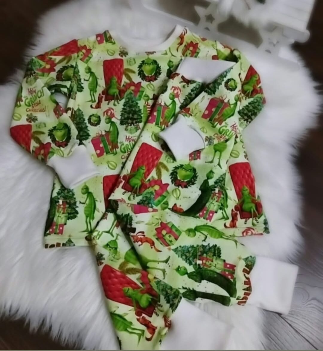 Vianočné pyžamo Grinch